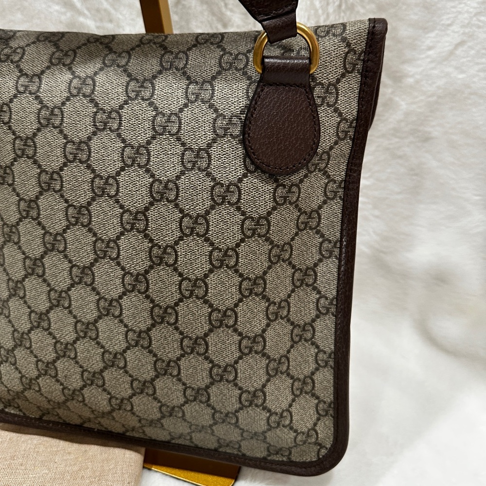 Gucci Neo Vintage Envelope Messenger GG Coated Canvas Medium   Authentic - Picture 6 of 14